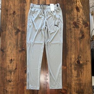 Puma Speed Drycell Gray Training Workout Athletic Joggers Pants NWT M